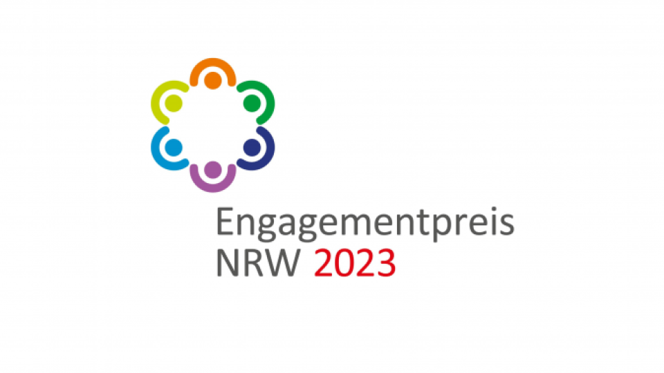 Logo des Engagementpreises NRW 2023