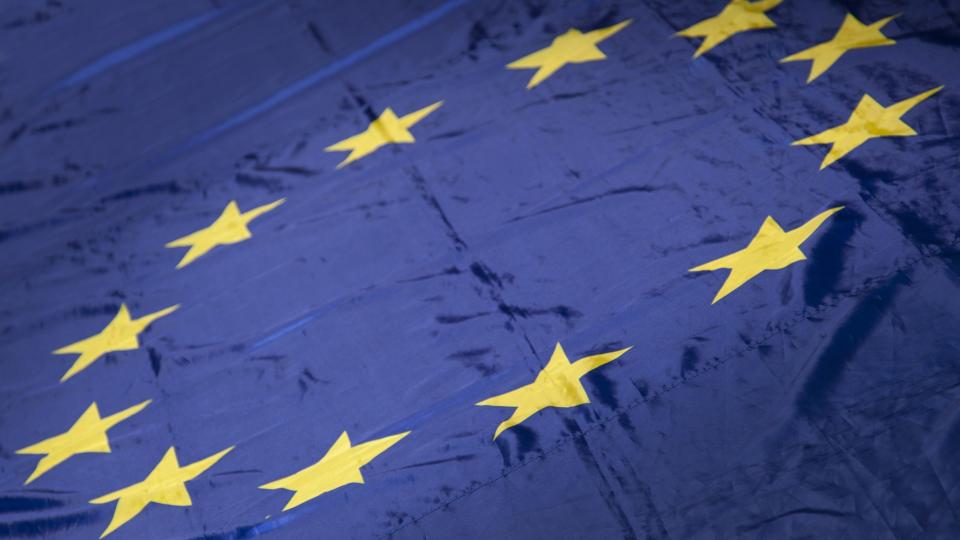 Ein Bild der Europafahne